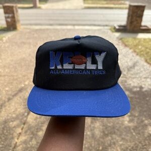 Kelly All-American Tires Black and Blue Cap